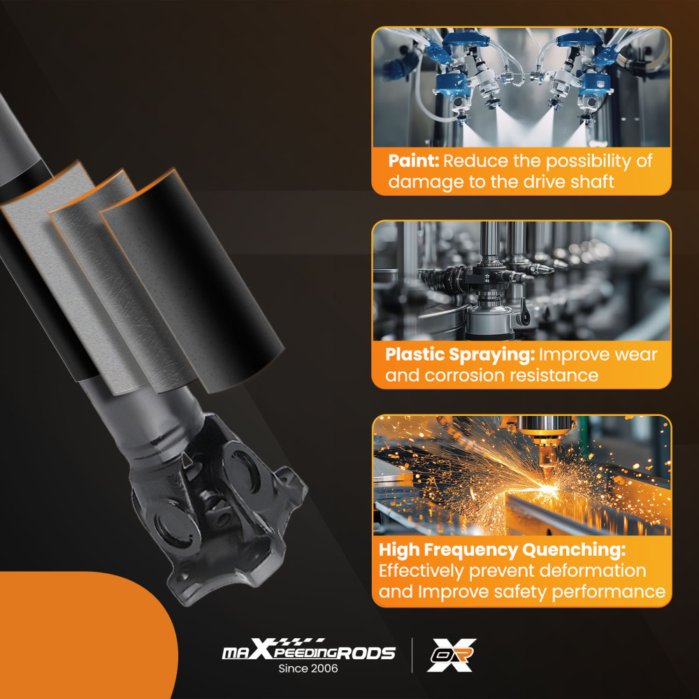 Rear Driveshaft Prop Shaft Assembly compatible for Toyota Tacoma Pre Runner 2.7L 1998-2004