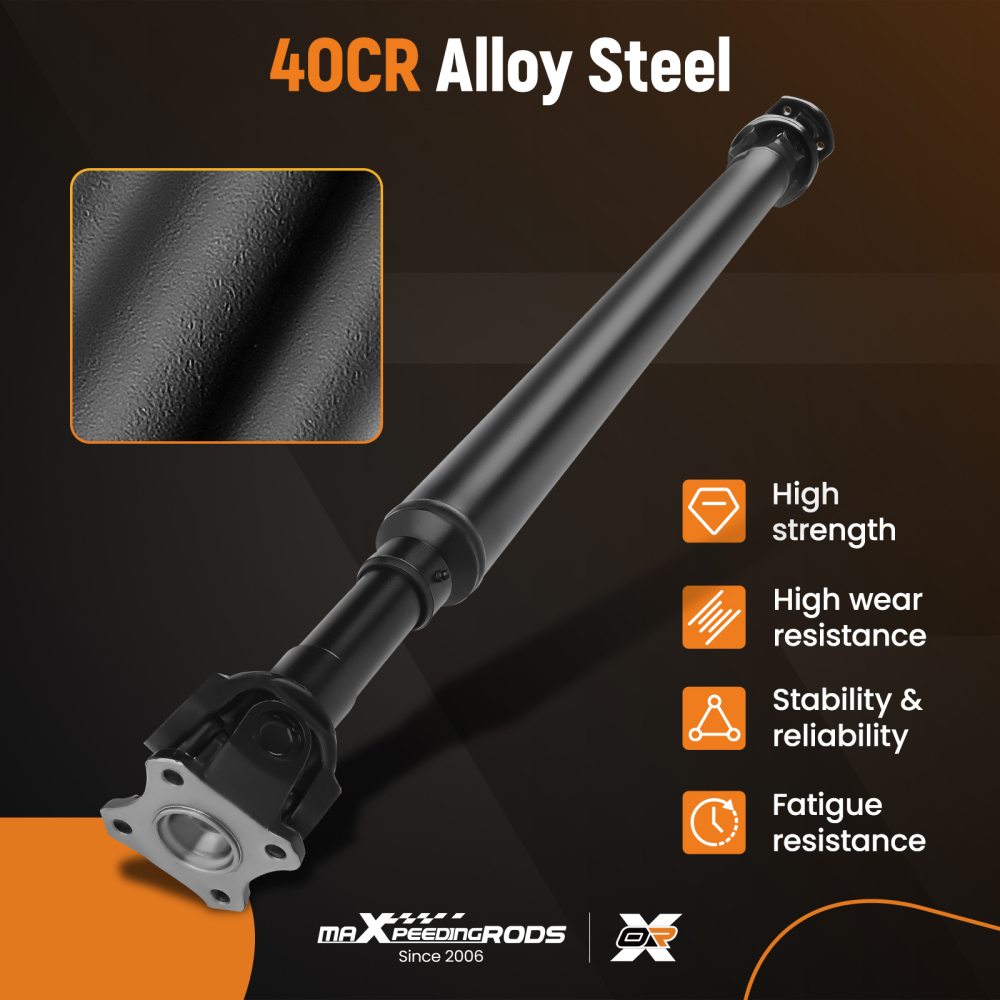 Rear Driveshaft Prop Shaft compatible for Toyota Tacoma Standard Cab Pickup 2.7L 1999-2004