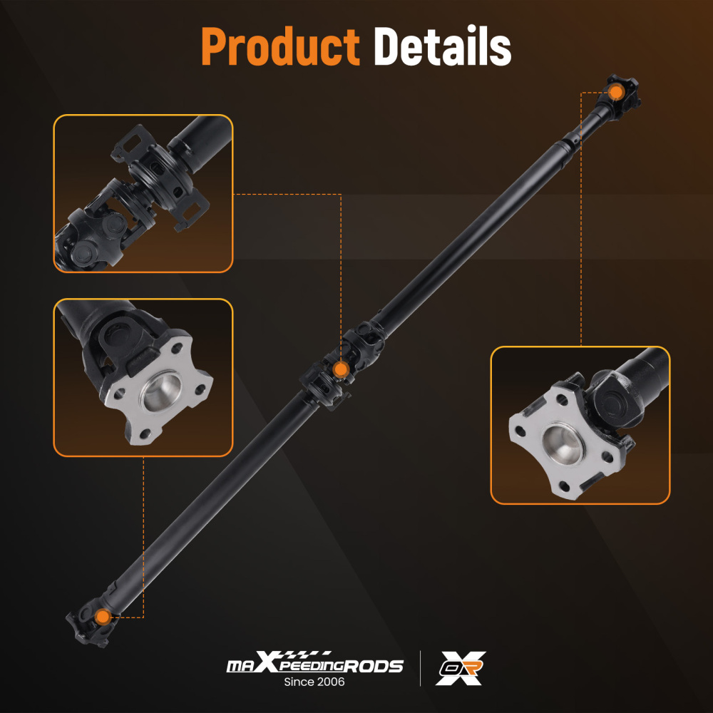 Rear Driveshaft Prop Shaft Assembly compatible for Toyota Tundra 2005-2006 Auto Trans 4WD