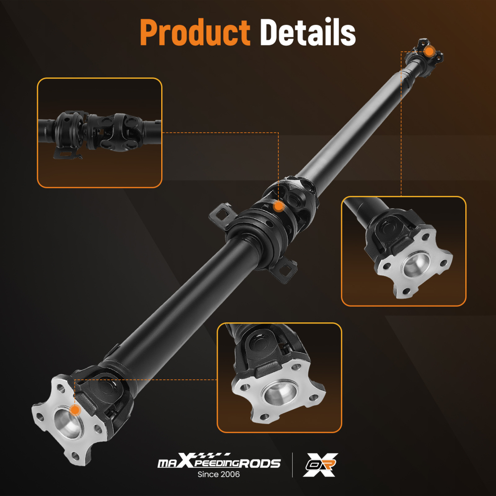 Rear Driveshaft Propeller Shaft compatible for Toyota Tundra V8 4.7L 4WD 2005 2006 65-5026