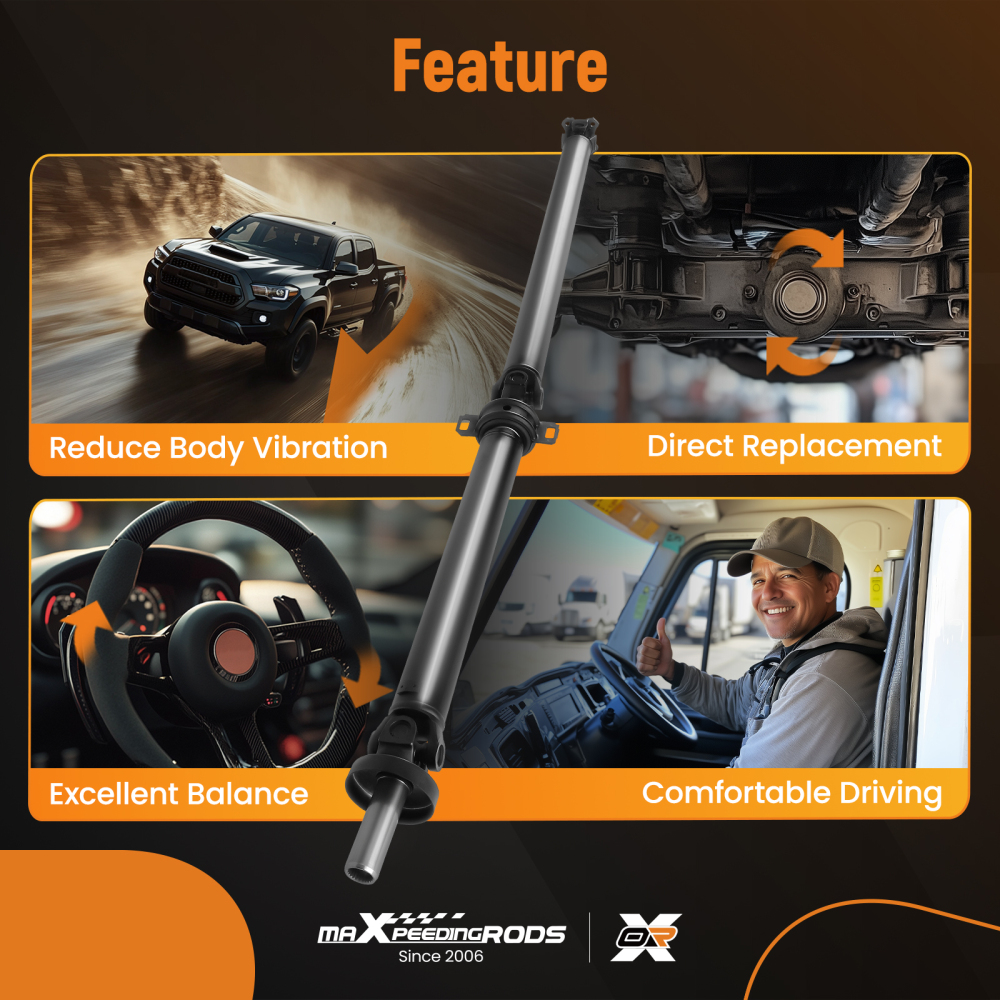 Rear Drive Shaft Assembly Driveshaft compatible for Toyota Tacoma 936726 RWD 2005-2015