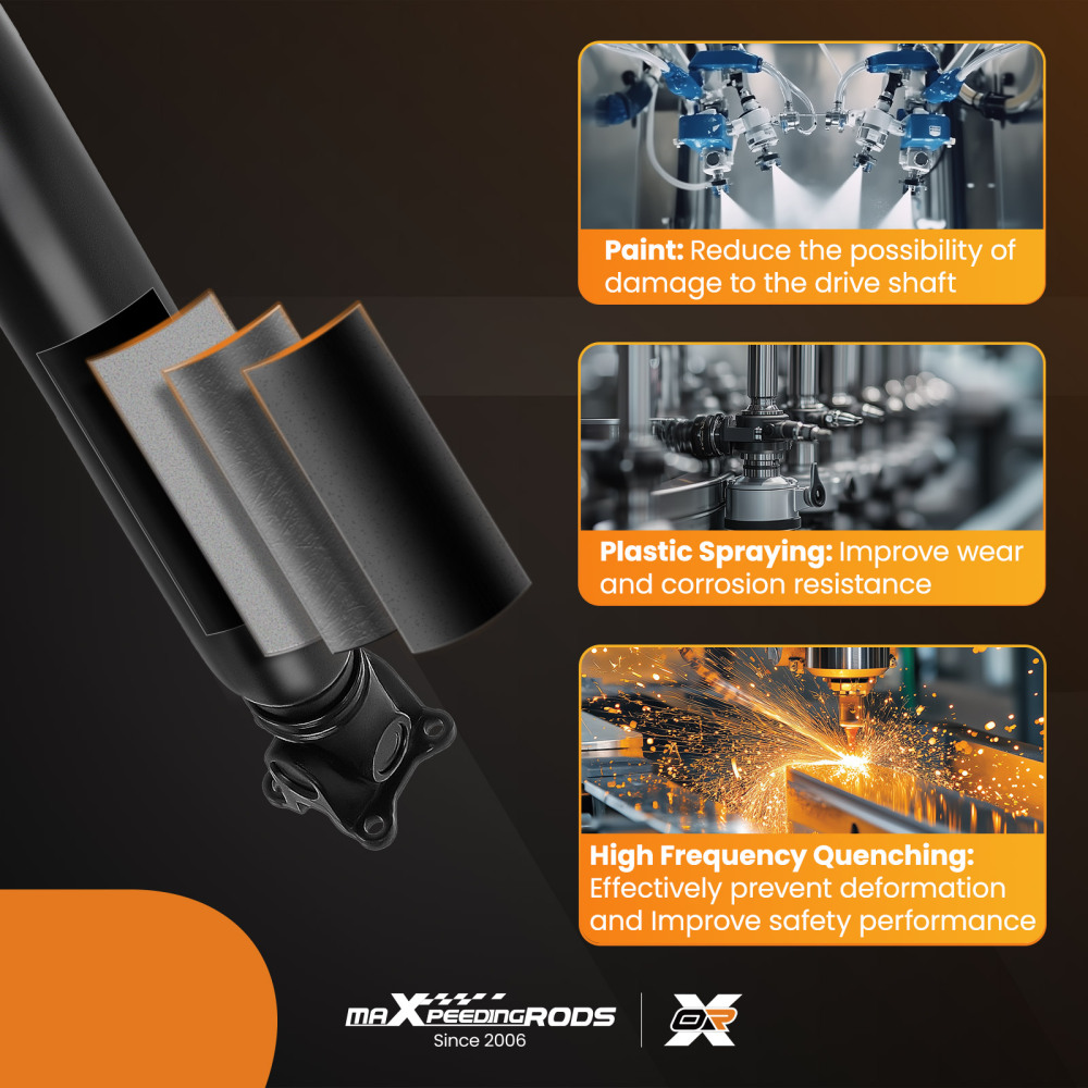 Rear Driveshaft Prop Shaft compatible for Toyota 4Runner Lexus GX470 2003-2009 4.7L 4WD