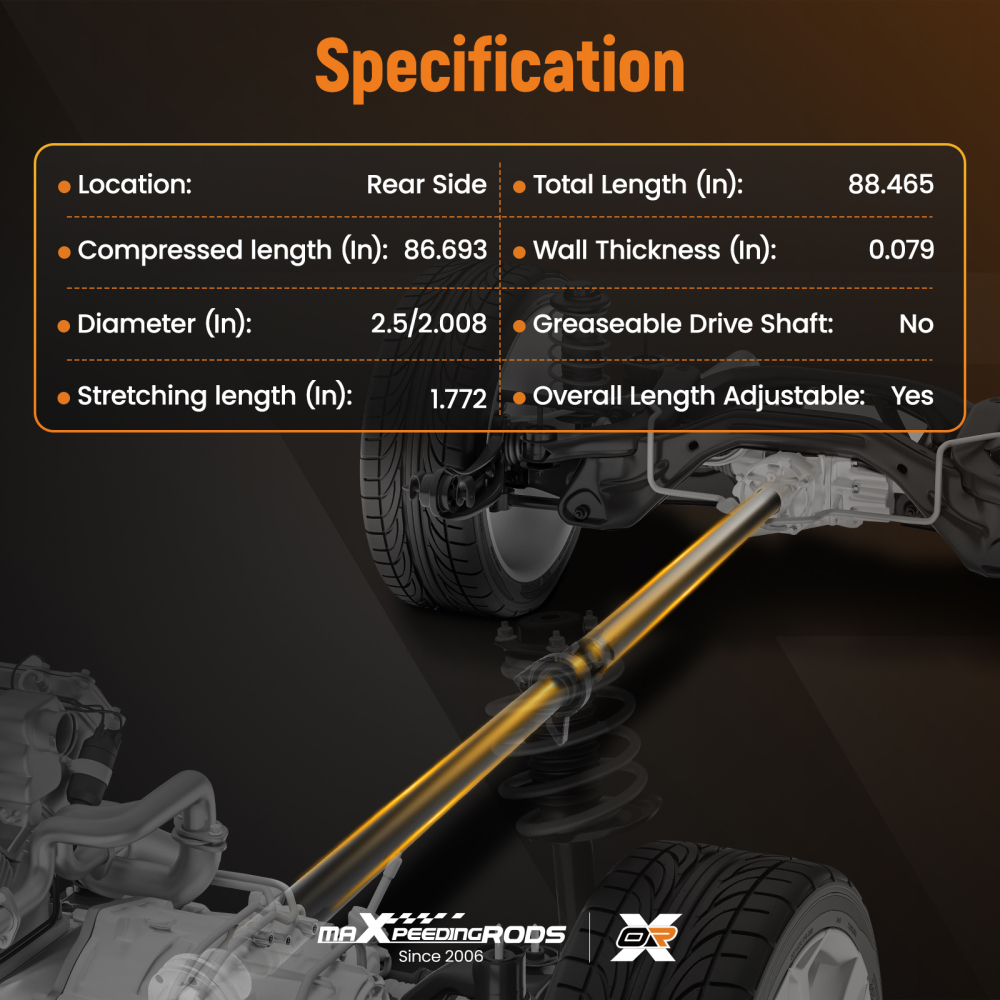 Gruppo albero cardanico per Volvo XC90 1 275 2002-2009