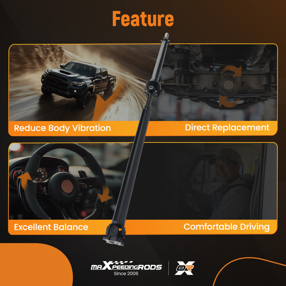 Rear DriveShaft Prop Shaft Assembly compatible for Ford F-150 2011-2014 3.5L 4WD 936-942