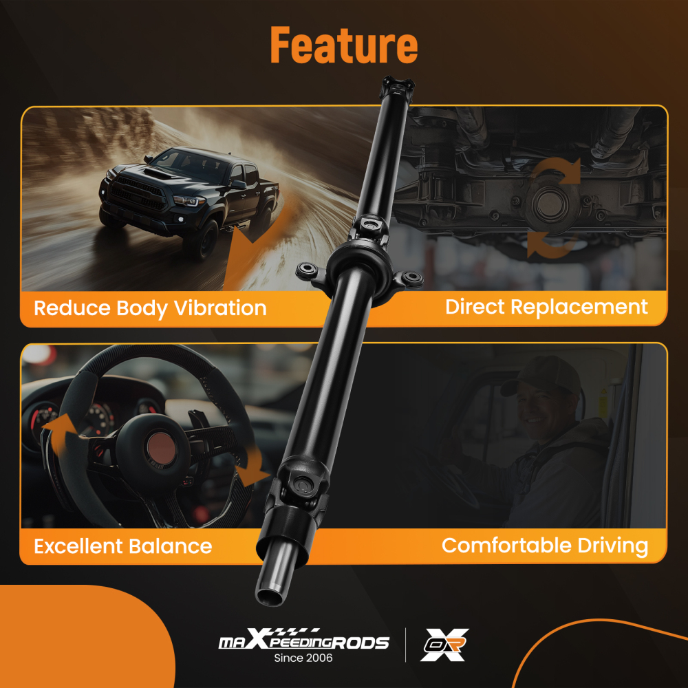 Rear Driveshaft Prop Shaft Assembly compatible for Subaru Forester H4 2.5L 06-08 Auto Trans