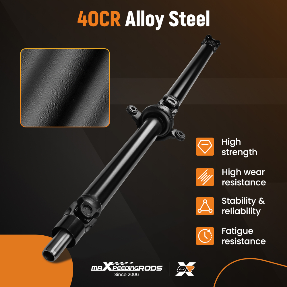 Rear Driveshaft Prop Shaft Assembly compatible for Subaru Forester H4 2.5L 06-08 Auto Trans