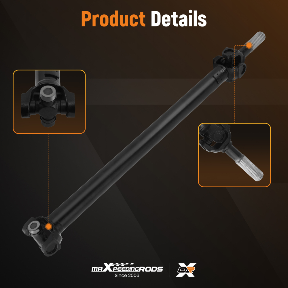 1x Front Driveshaft Assembly compatible for Chevrolet Silverado GMC Sierra 1500 2500 HD 4WD