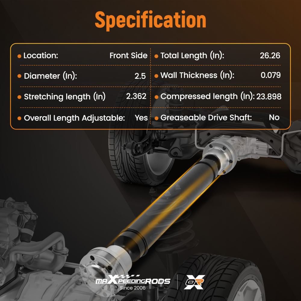 Anteriore Albero di trasmissione compatibile per Mercedes-Benz Classe R W251 A2514100701