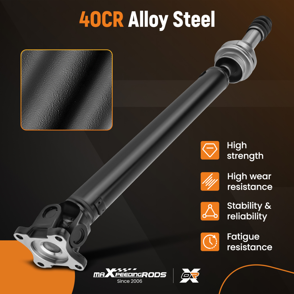 Driveshaft Prop Shaft Assembly Front compatible for Ram 1500 4WD Cab Pickup 12-17 938-090