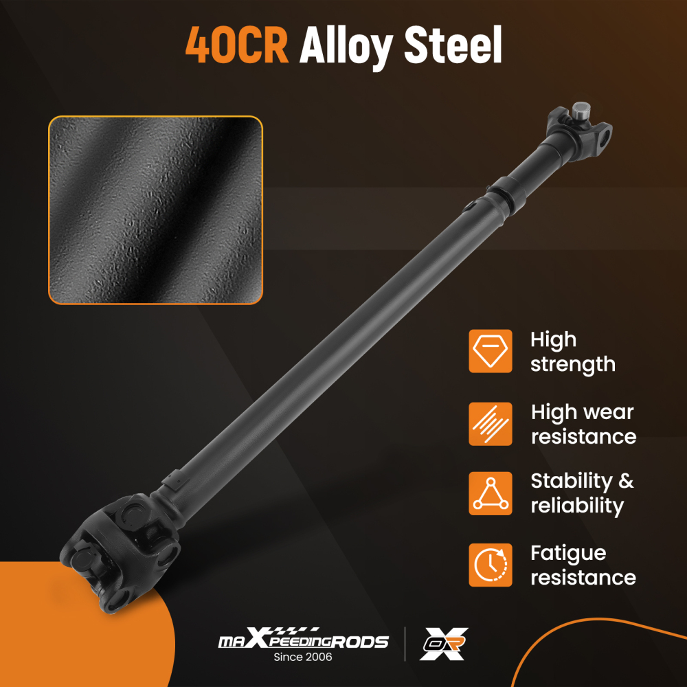 Front Drive Shaft Assembly compatible for Jeep Wrangler 4.0L l6 Automatic Trans 1997-2002