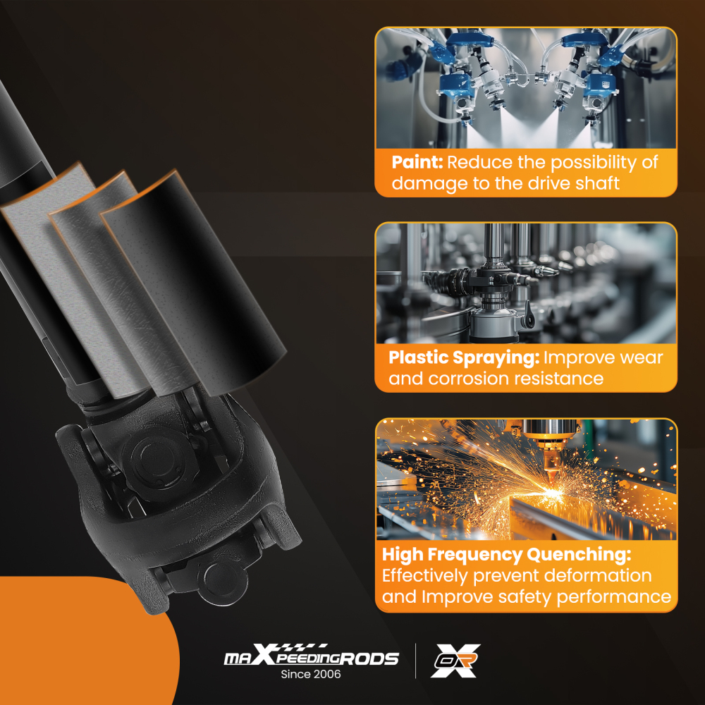 Front Drive Shaft Assembly compatible for Jeep Wrangler 4.0L l6 Automatic Trans 1997-2002