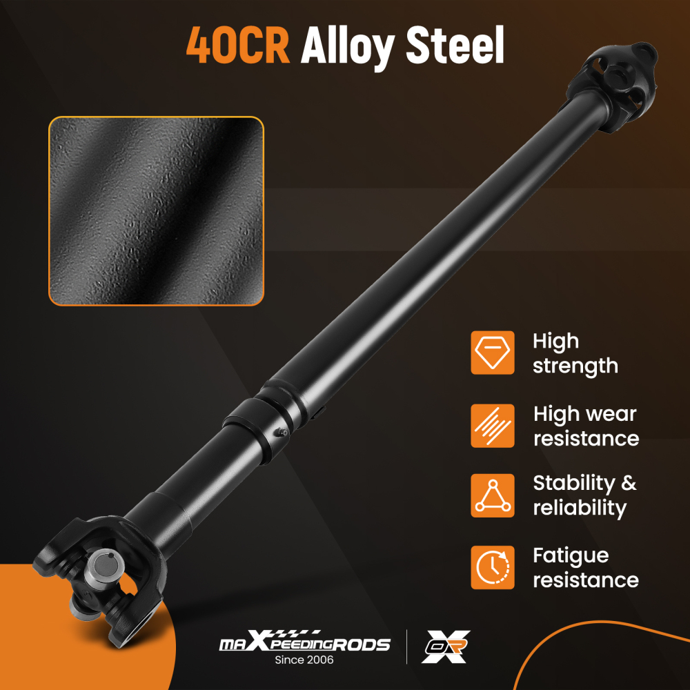 Front DriveShaft Prop Shaft Assembly compatible for Jeep TJ Wrangler L6 4.0L 4WD 2003-2006