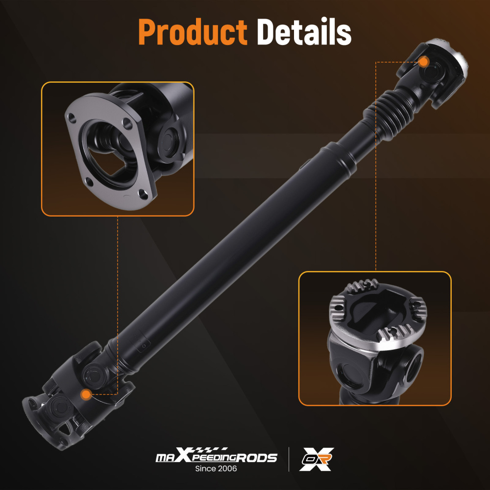 Driveshaft Prop Shaft Assembly Front compatible for Dodge Ram 2500 3500 4WD Manual Trans.