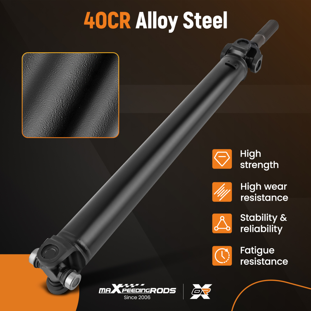 Driveshaft Prop Shaft compatible for Chevy Silverado 1500 compatible for GMC Sierra 1500 4WD 2001-2006