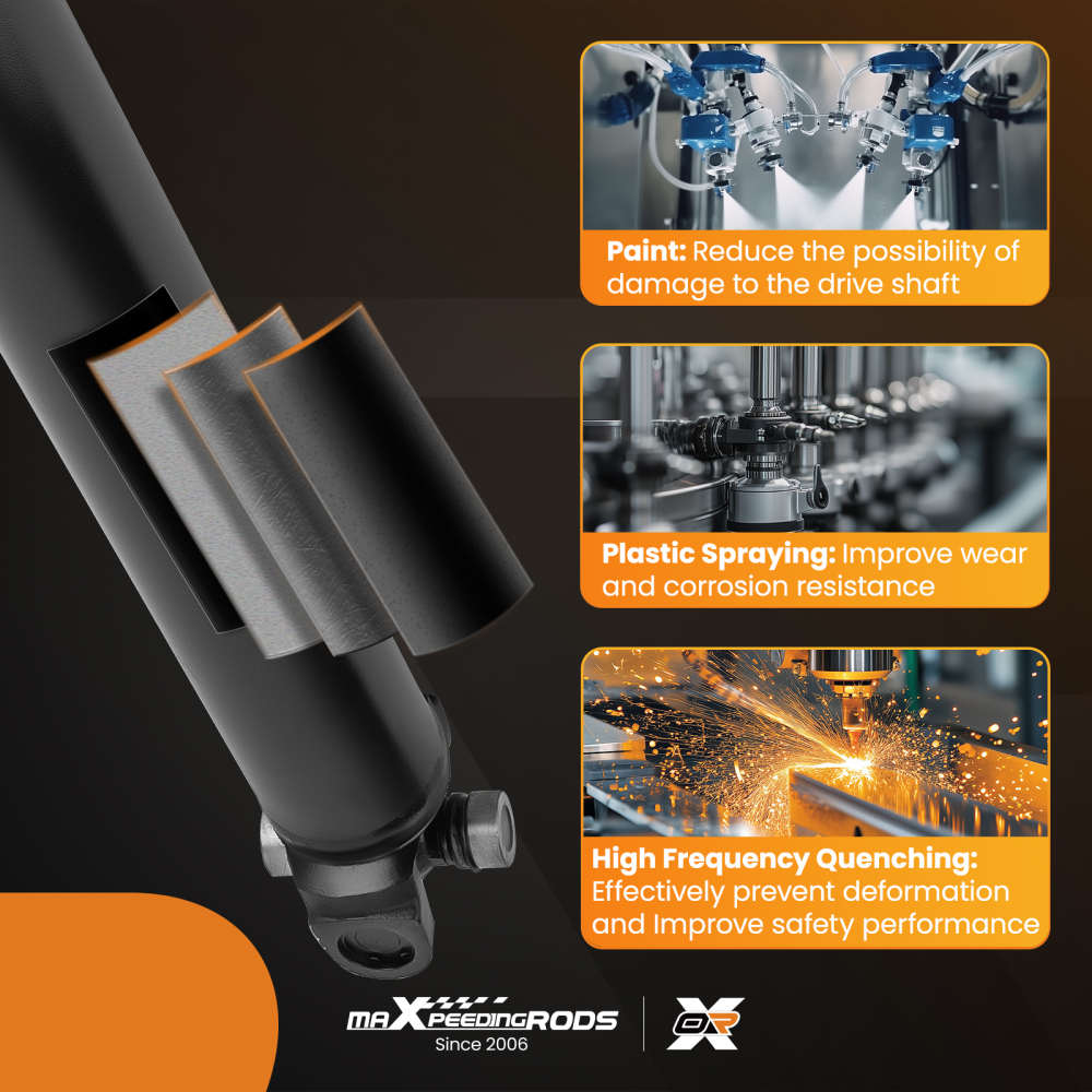 Driveshaft Prop Shaft compatible for Chevy Silverado 1500 compatible for GMC Sierra 1500 4WD 2001-2006