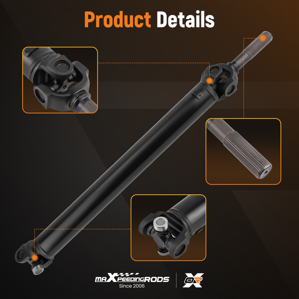 Driveshaft Prop Shaft compatible for Chevy Silverado 1500 compatible for GMC Sierra 1500 4WD 2001-2006