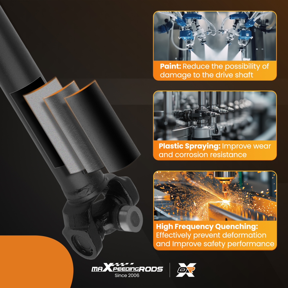 Driveshaft Prop Shaft Assembly compatible for Chevrolet GMC K1500 K2500 K3500 4-Speed 95-20