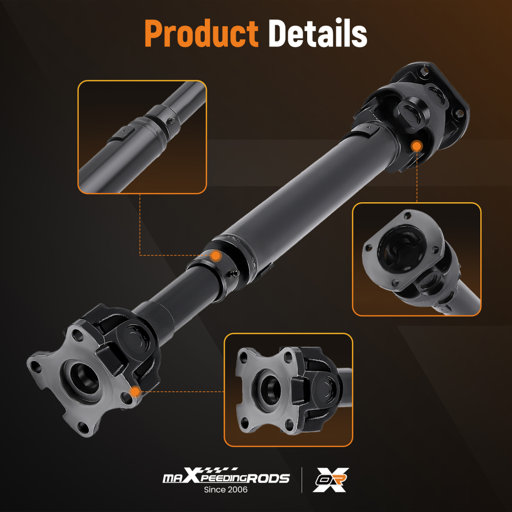 Front Driveshaft Assembly compatible for Ram 2500 3500 2013-2018 4WD Auto Trans 5146803AA