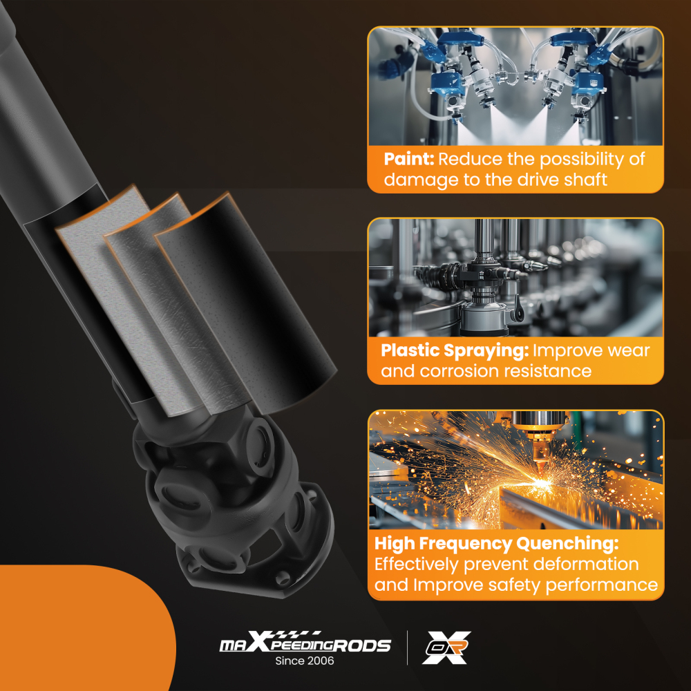 Drive Shaft Assy Front Side compatible for Ram 2500 3500 2013-2018 L6 6.7L 4WD 5146802AA