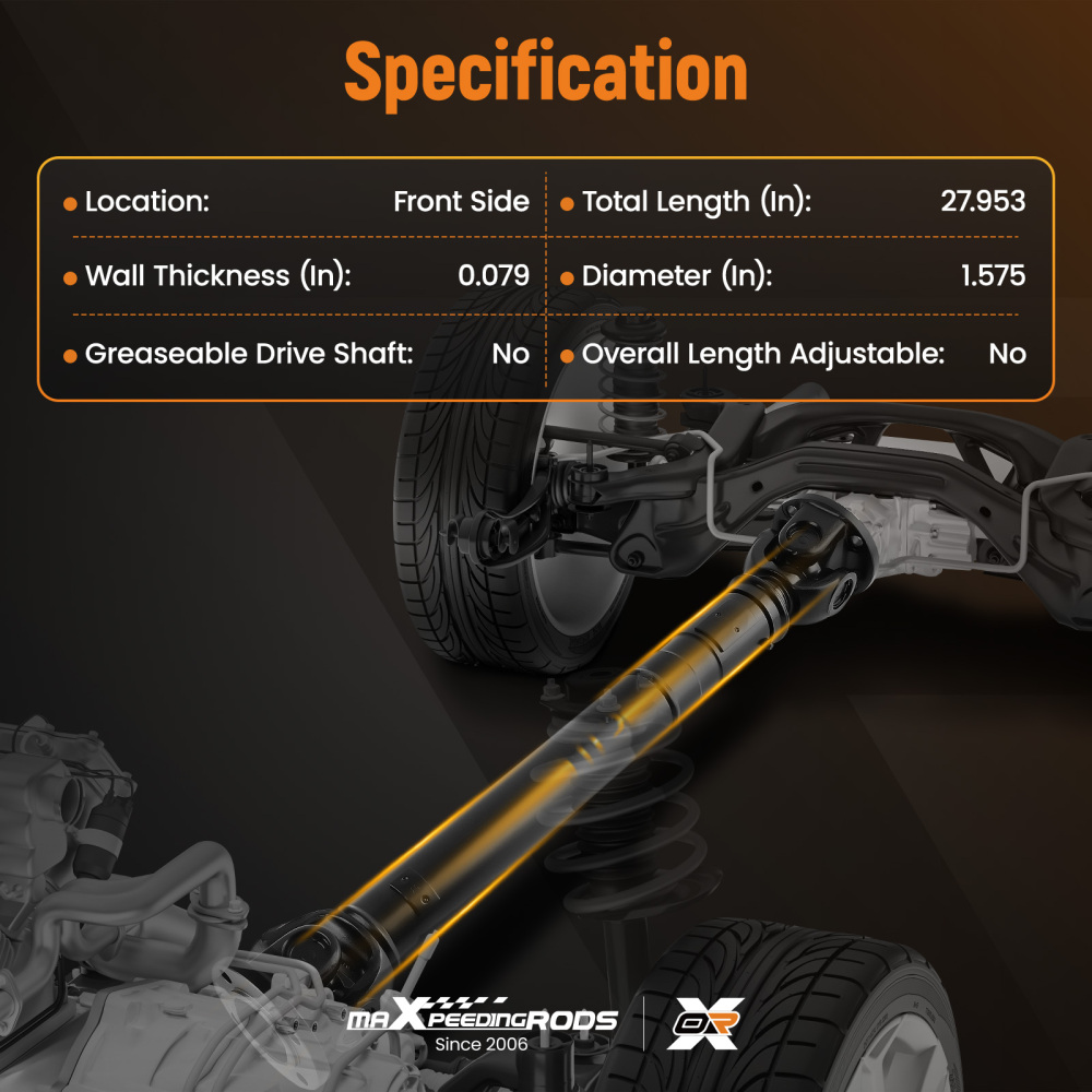 Front Driveshaft Propshaft Assembly compatible for BMW F23 F30 F31 320xi 328xi 330xi 335xi