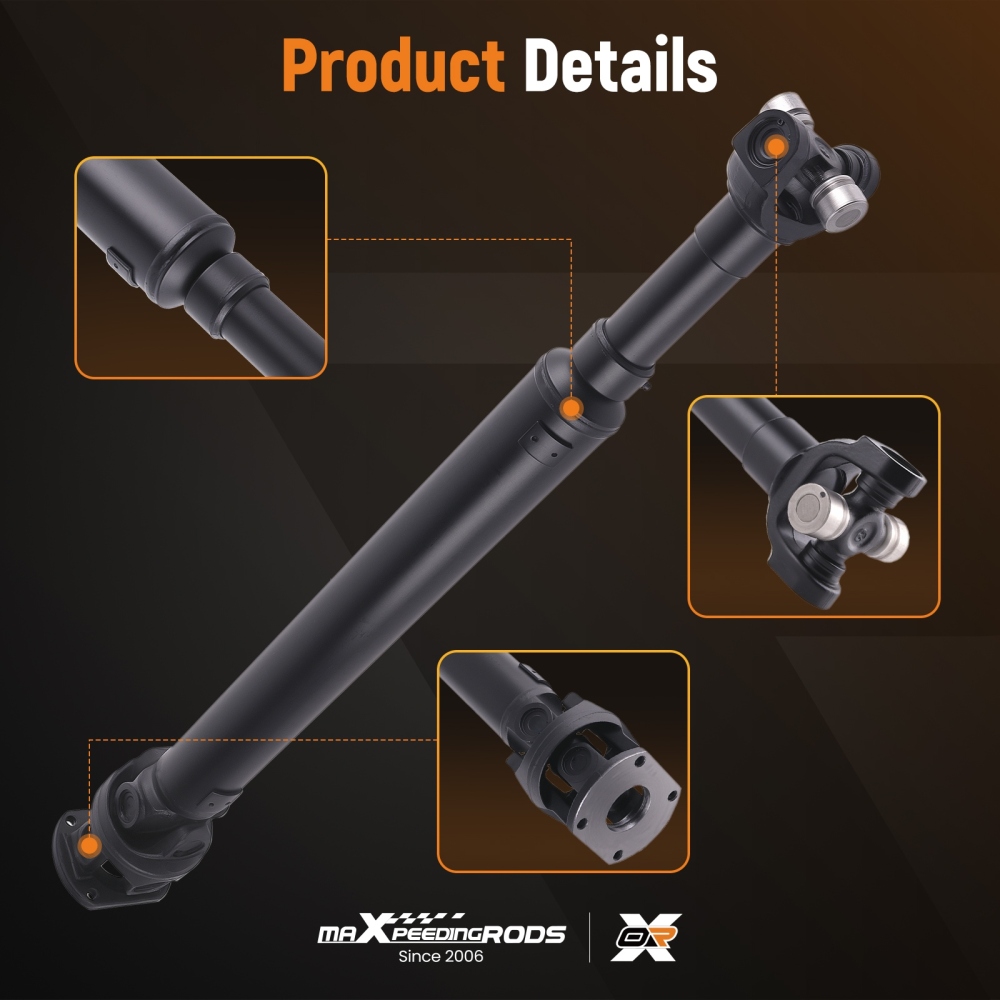 Front Driveshaft Assembly compatible for Ford F-250 F-350 F-450 F-550 2002-2010 4WD 938-301