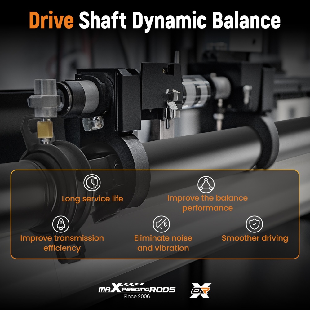 Front Driveshaft Assembly compatible for Ford F-250 F-350 F-450 F-550 2002-2010 4WD 938-301