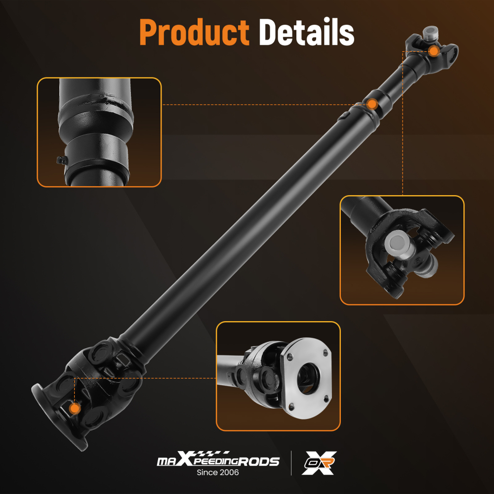 Front Driveshaft Prop Shaft compatible for Ford F250 F350 F450 F550 Super Duty 2003-2010