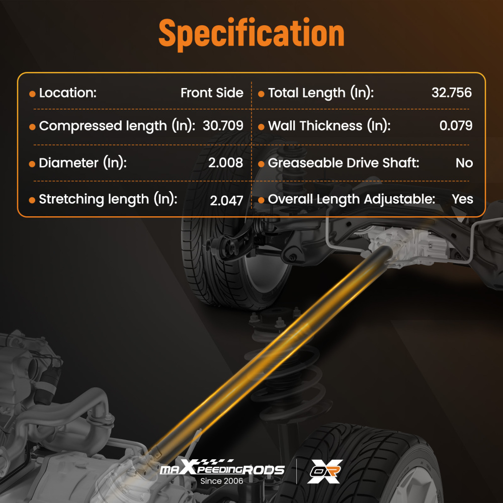 Front Driveshaft Assembly compatible for Ford F-150 2011-2017 compatible for Lincoln Navigator 2015-2017