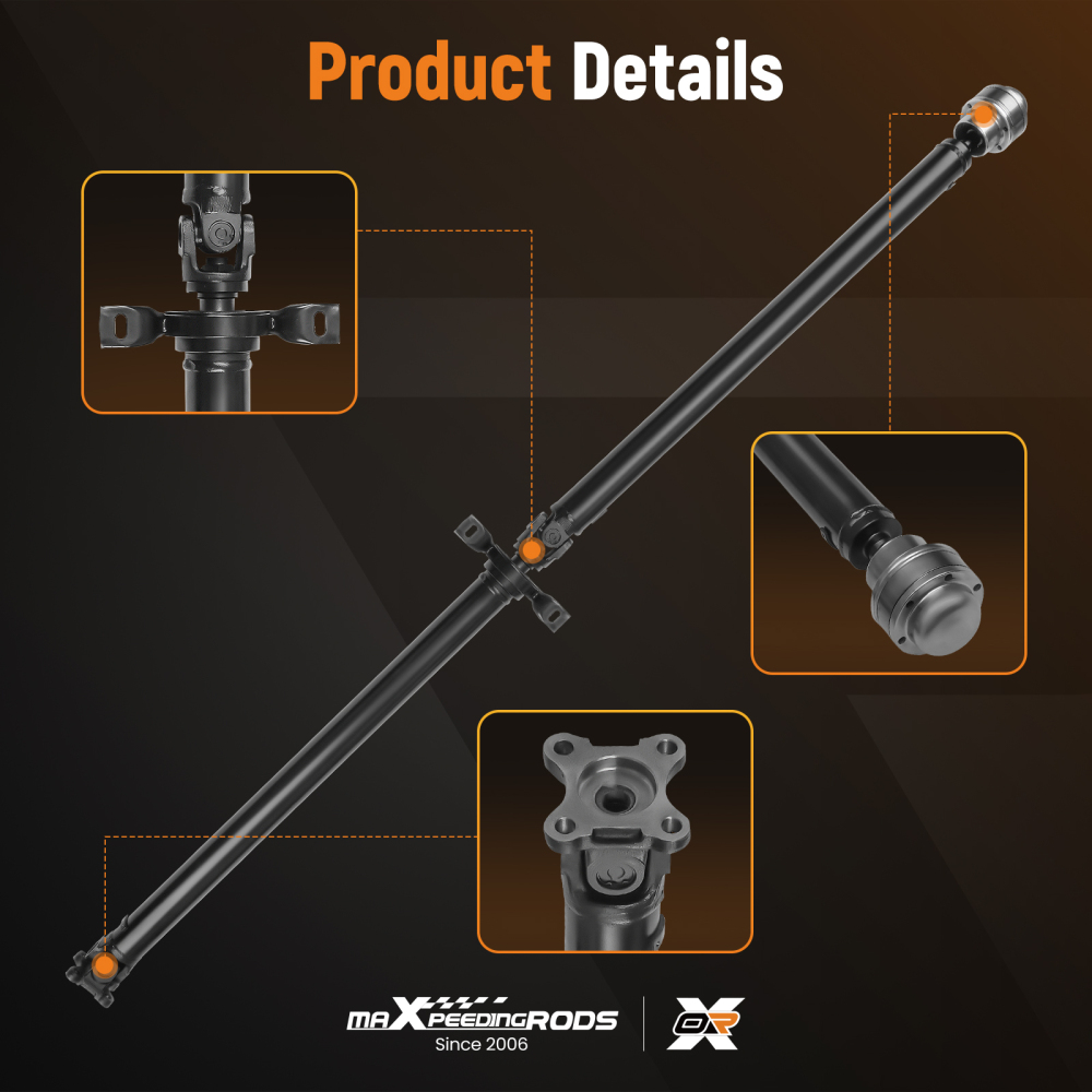 Rear Driveshaft Propshaft compatible for Chevrolet Equinox GMC Terrain 2.4L 2010-2017 AWD