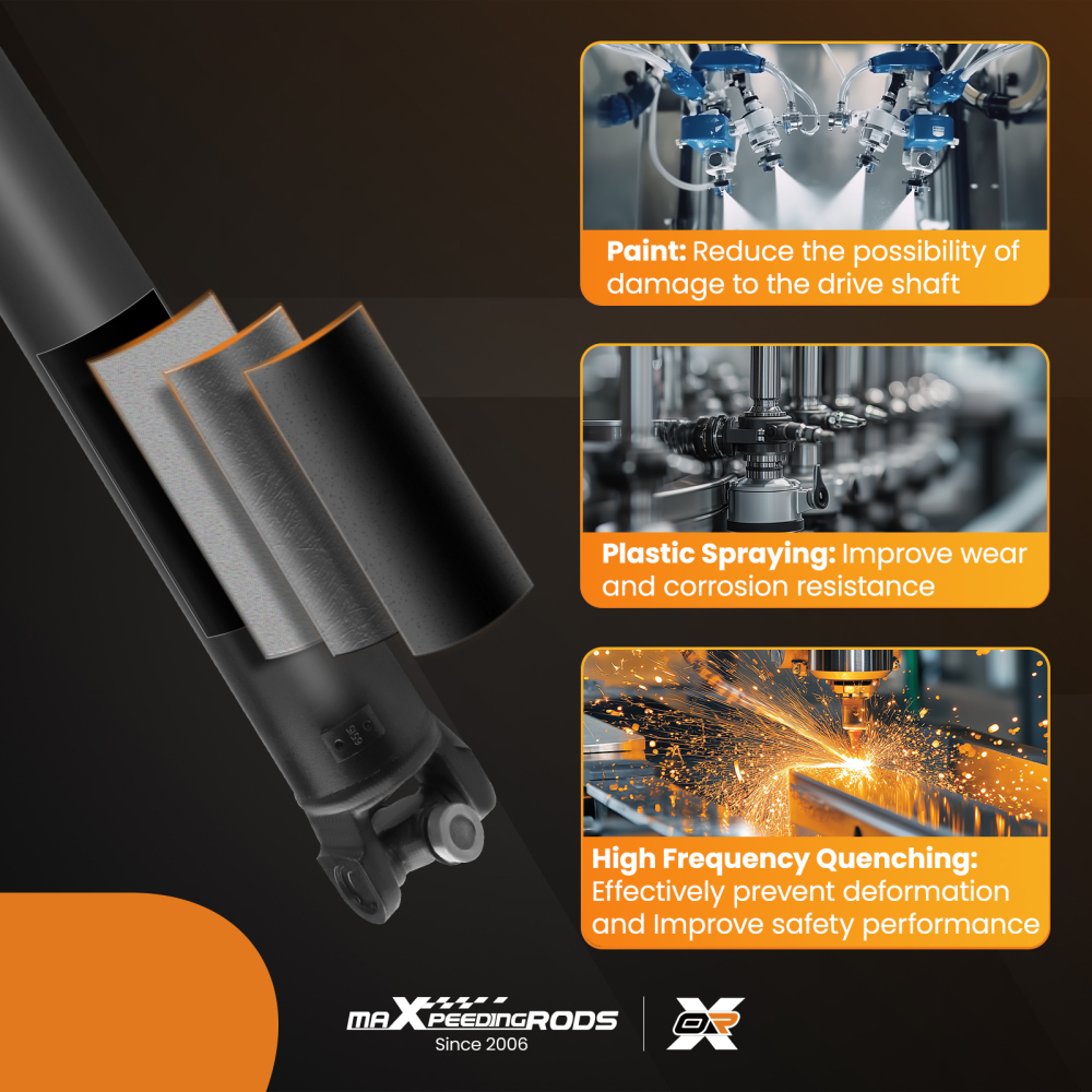 Rear Driveshaft Prop Shaft Assembly compatible for Chevrolet K1500 1988-1999 compatible for GMC 4WD 976023