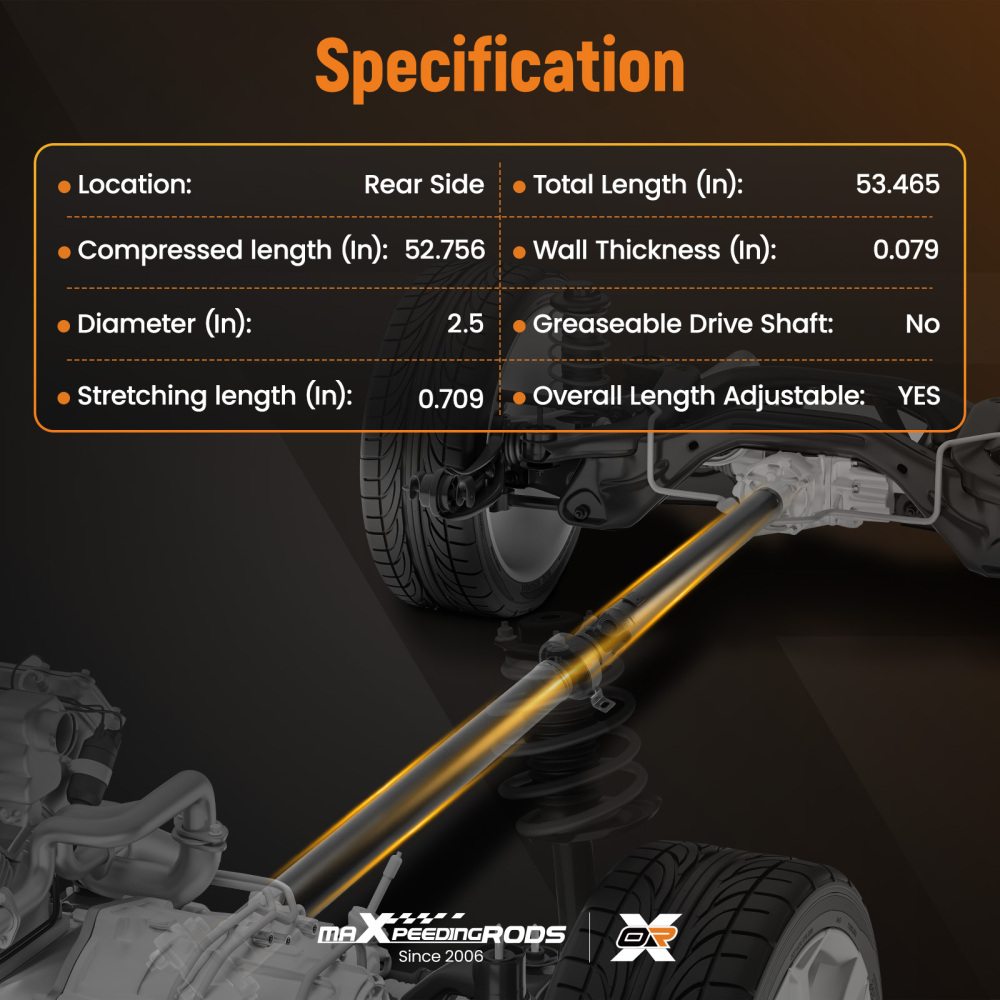 Albero di trasmissione compatibile per BMW X5 E53 3.0d 3.0i 4.4i 26107524364 26107549298