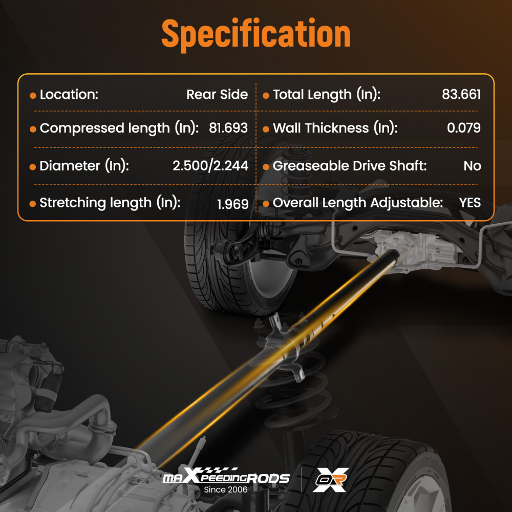 Drive Propeller Shaft Rear compatible for Honda CR-V 2012-2014 AWD U-Joint 4-Door 976-347