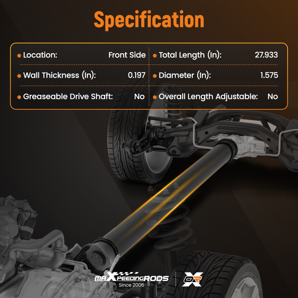 Avant Arbre de Transmission compatible pour BMW X5 E70 XDrive F15 X6 F16 E71 26208605866