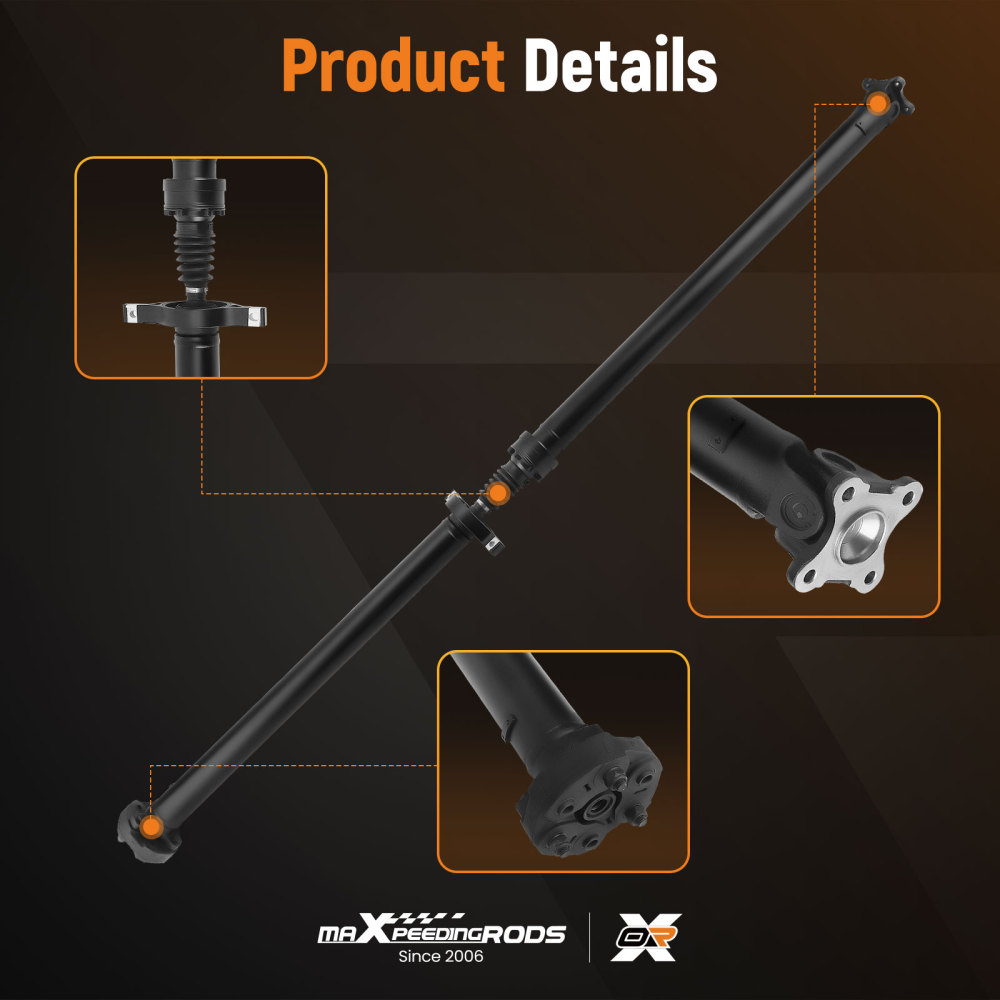 Rear Driveshaft Prop Shaft Assembly compatible for Hyundai Tucson compatible for Kia Sportage AWD 10-13