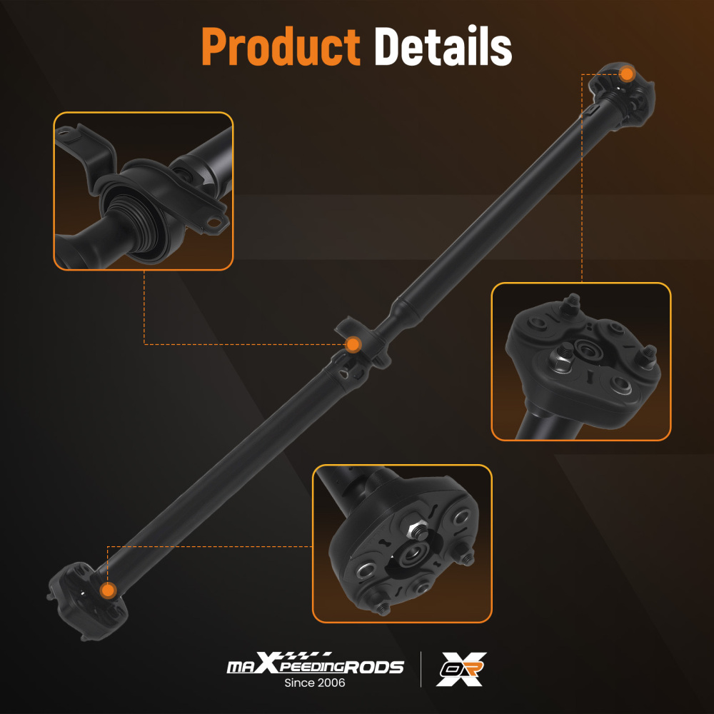 Rear Driveshaft Assembly compatible for Chevrolet Camaro 2010-2015 RWD 6 Speed Manual Trans