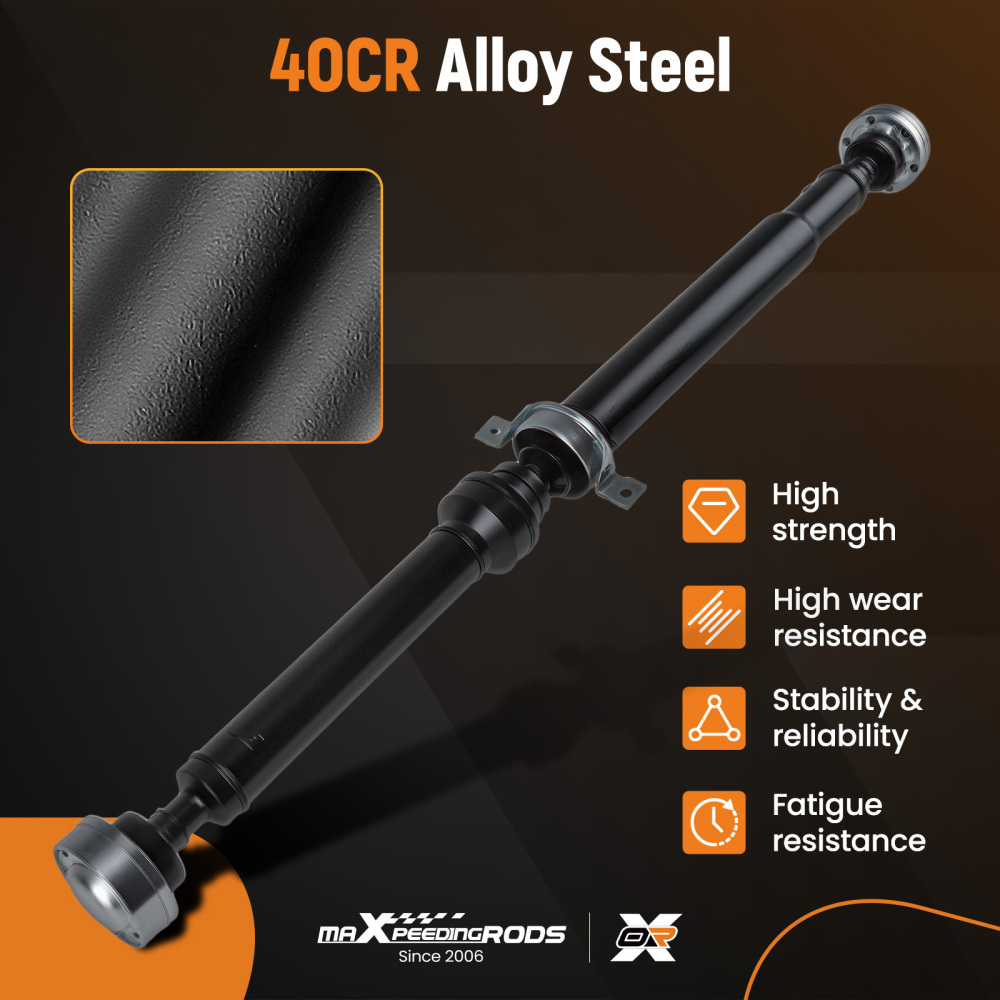 Rear 2-Piece Steel Driveshaft Assembly compatible for Jeep Grand Cherokee 2011-2013 976-696