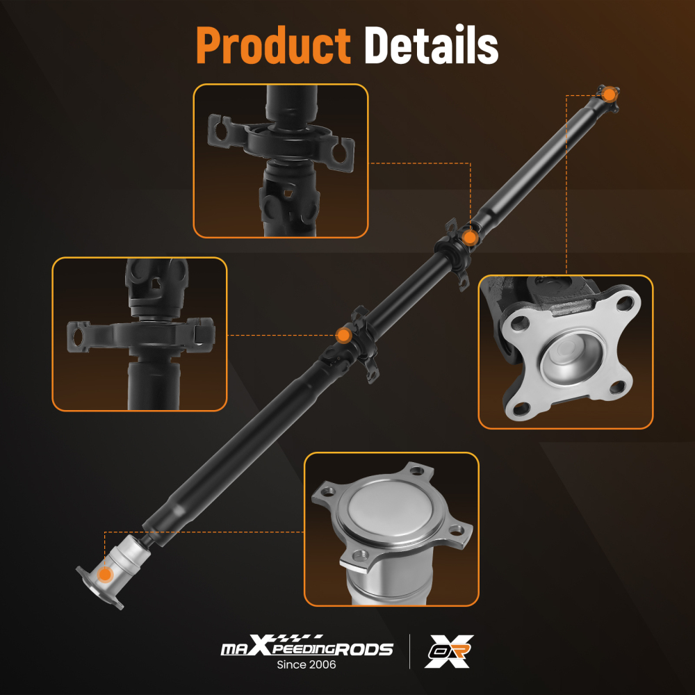 Rear Driveshaft Prop Shaft Assembly compatible for Mazda CX-9 3.7L AWD Sport Utility 07-14