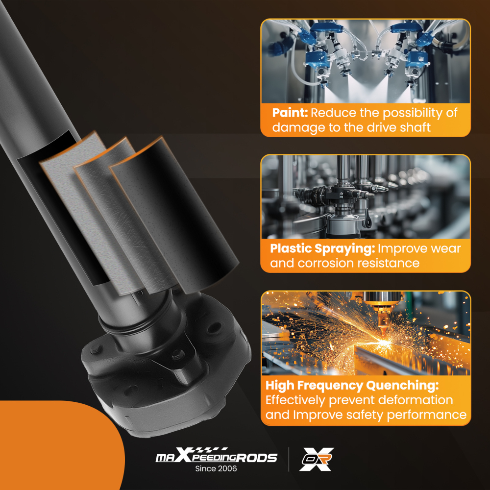 Rear Driveshaft Prop Shaft Assembly compatible for Cadillac CTS RWD 08-14 Automatic Trans