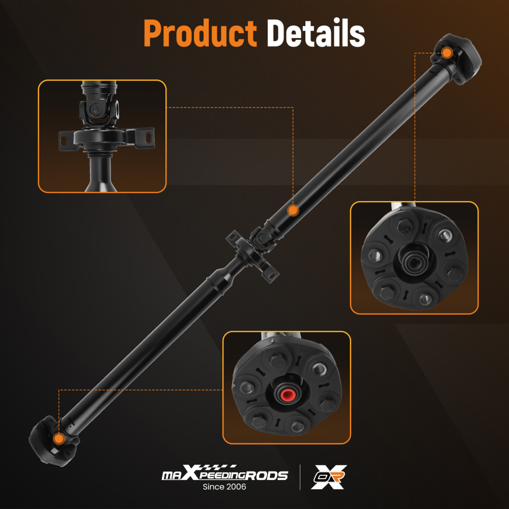 Rear Driveshaft Prop Shaft Assembly compatible for Cadillac CTS RWD 08-14 Automatic Trans