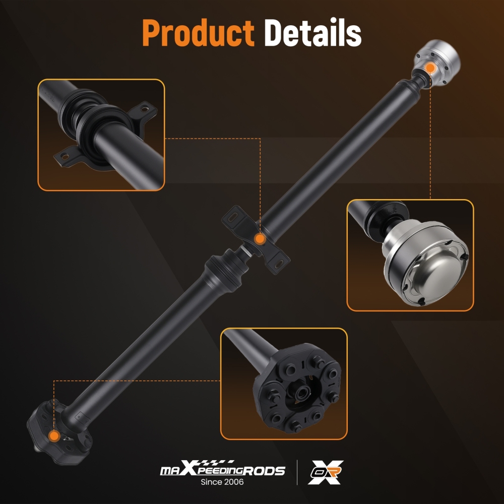 Rear Driveshaft Assembly compatible for Jeep Grand Cherokee V8 5.7L AWD 2011 52123514AA