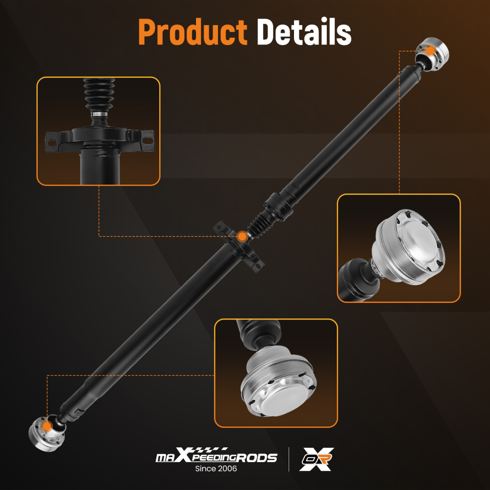 Prop Shaft Driveshaft compatible for Dodge Challenge V6 3.6L RWD Automatic Trans 2015-2019