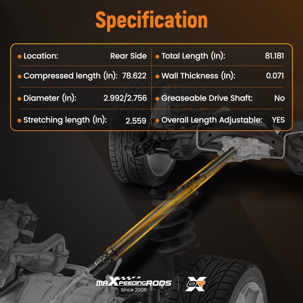 Arbre de Transmission compatible pour Land Rover Freelander 2 L359 2.2TD4 2009-2014 LR023283