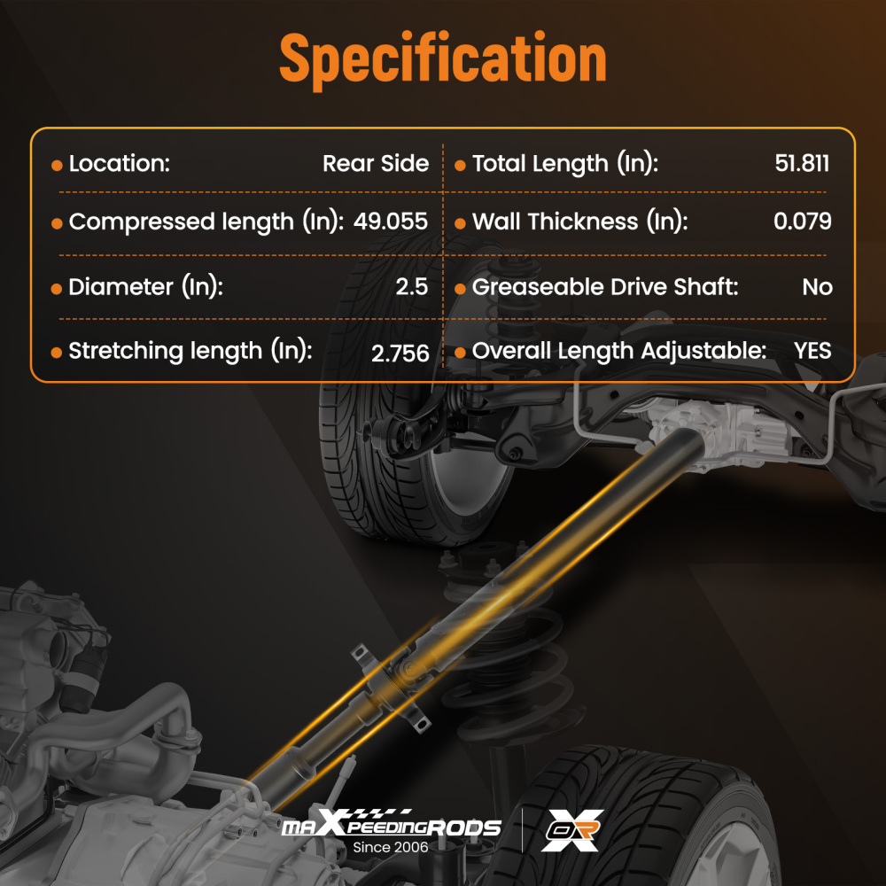 Rear Driveshaft Prop Shaft Assembly compatible for BMW E84 E90 E91 E92 325xi 328i xDrive