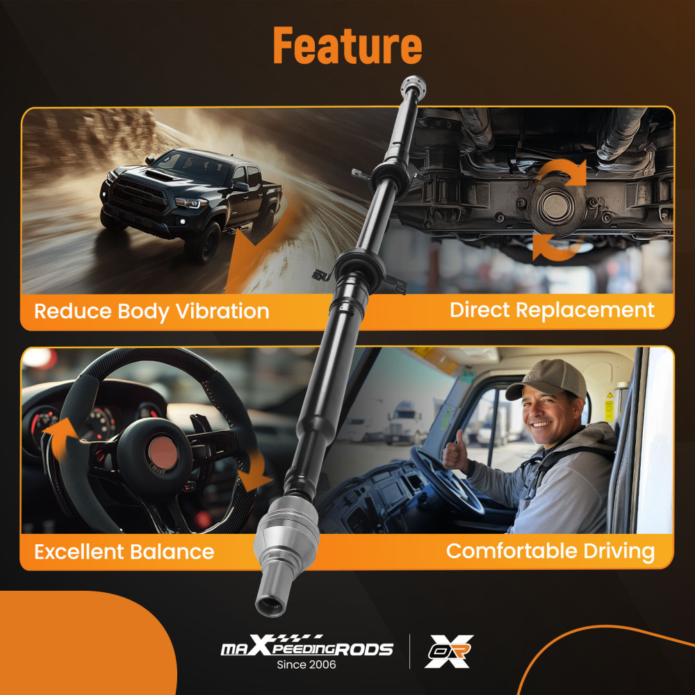 Rear Drive Shaft Prop Shaft Driveshaft Assembly compatible for Jeep KL Cherokee 2014-2020