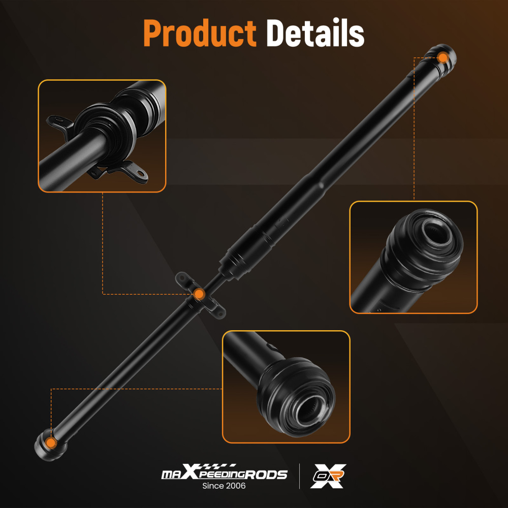 Albero di trasmissione posteriore, albero di trasmissione cardanico per Audi Q7 2011-2015 V6 3.0L 7L8521105L