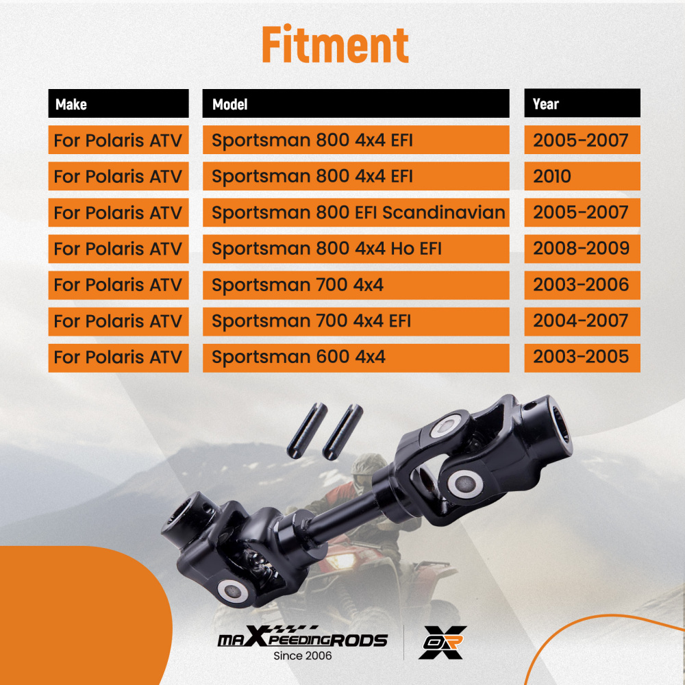 Rear Prop Drive Shaft compatible for Polaris ATV compatible for Sportsman 800 4x4 Ho EFI 08-2009