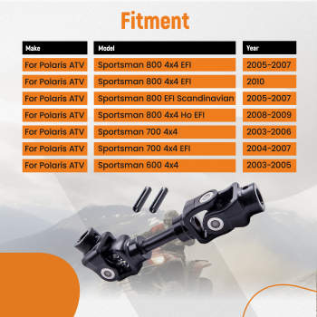 Rear Prop Drive Shaft compatible for Polaris ATV compatible for Sportsman 800 4x4 Ho EFI 08-2009