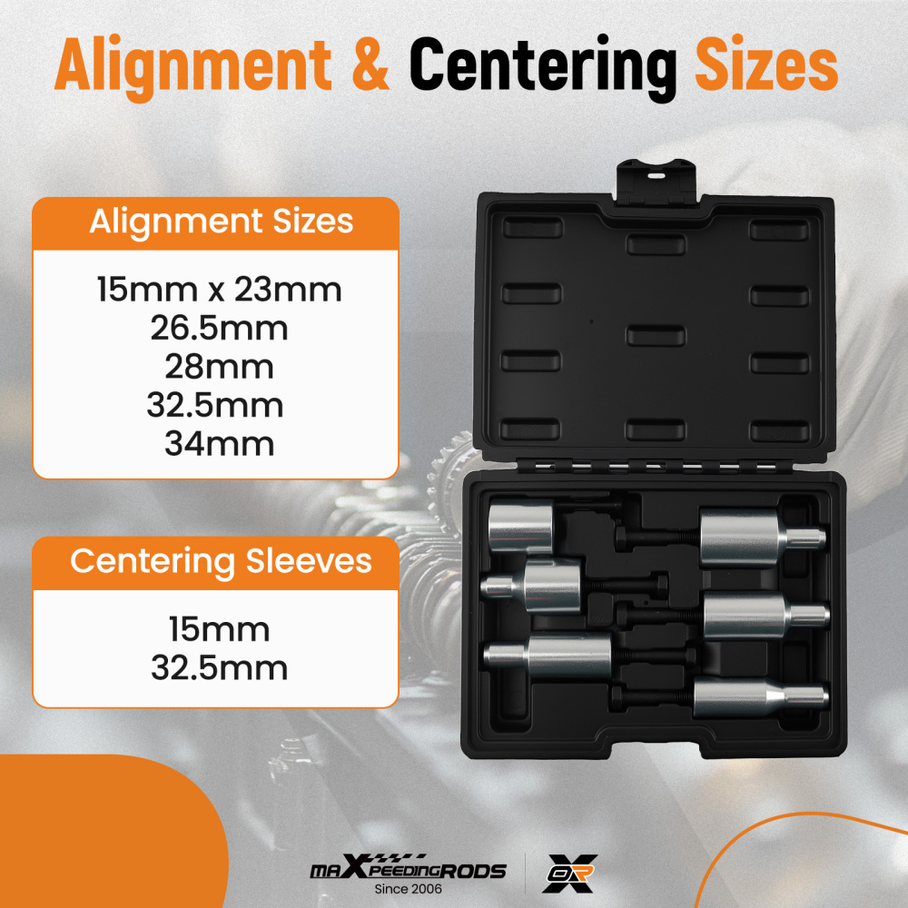 6Pcs Clutch Alignment Centering compatible for BMW SAC Steel Tool Kit Flywheel