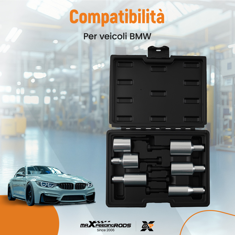 6 Pezzi Attrezzo Centraggio Frizione SAC compatibile per BMW Installazione Semplice Acciaio
