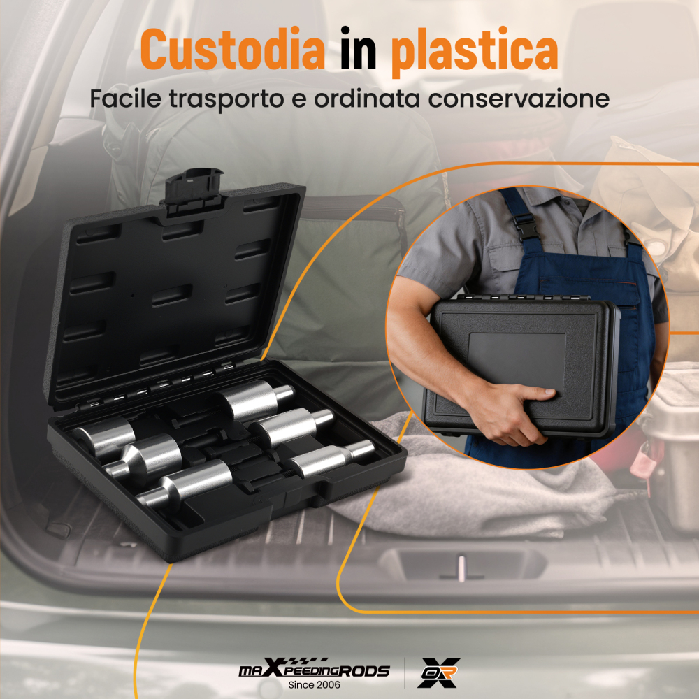 6 Pezzi Attrezzo Centraggio Frizione SAC compatibile per BMW Installazione Semplice Acciaio